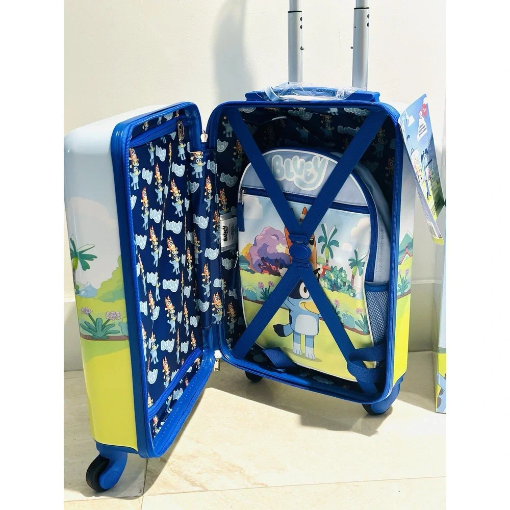 Bluey Kid's Licensed 2 Piece Luggage Bluey Set 1872161 New In Box